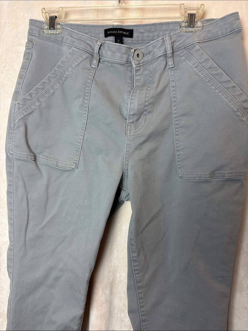 Banana Republic Men's Light Gray Chino Pants
